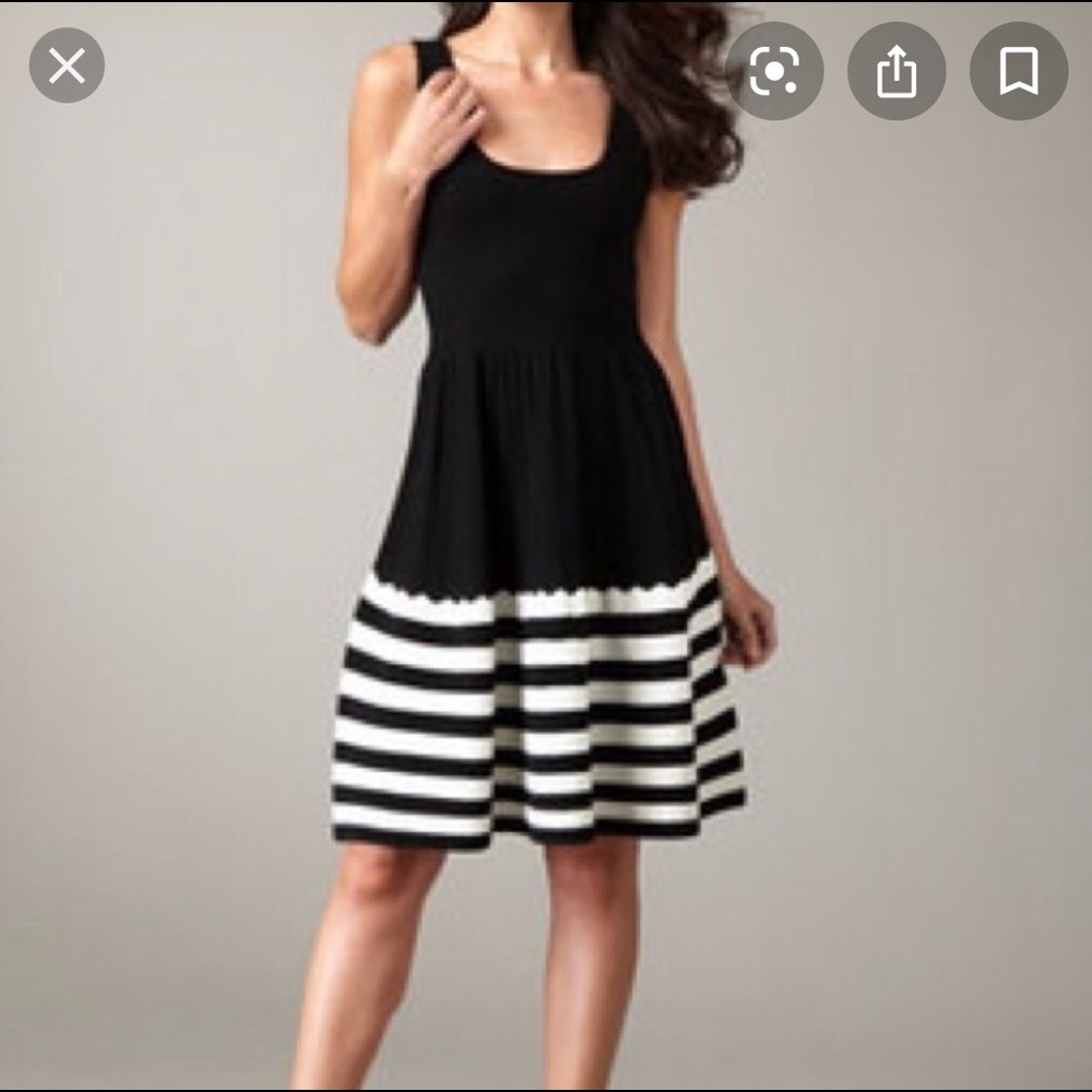 Kate Spade Striped Knit Tank Sweater Dress M EUC